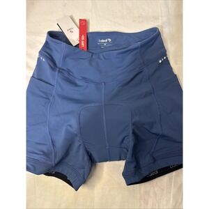 Baleaf Women's Cycling Shorts Padded Blue Size Med Bike Bicycle Spandex